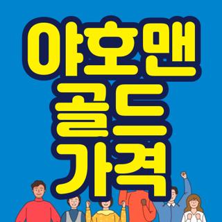 야호맨 골드 가격